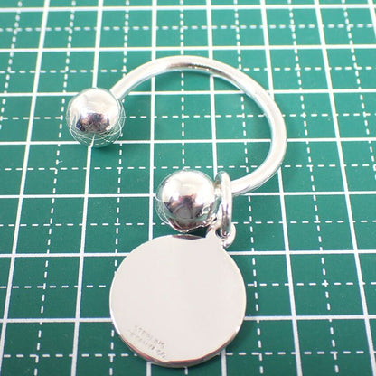 Tiffany & Co 925 Tiffany & Co Round Tag Key Ring J126-8