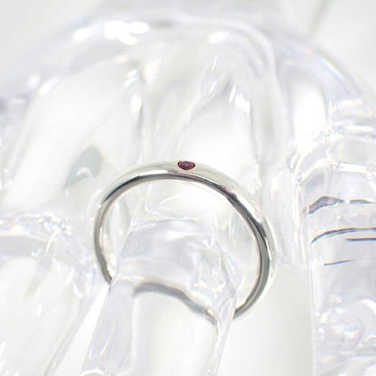 Tiffany & Co 925 Ruby Stacking Band Ring No 9 J126-7