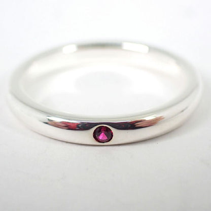 Tiffany & Co 925 Ruby Stacking Band Ring No 9 J126-7