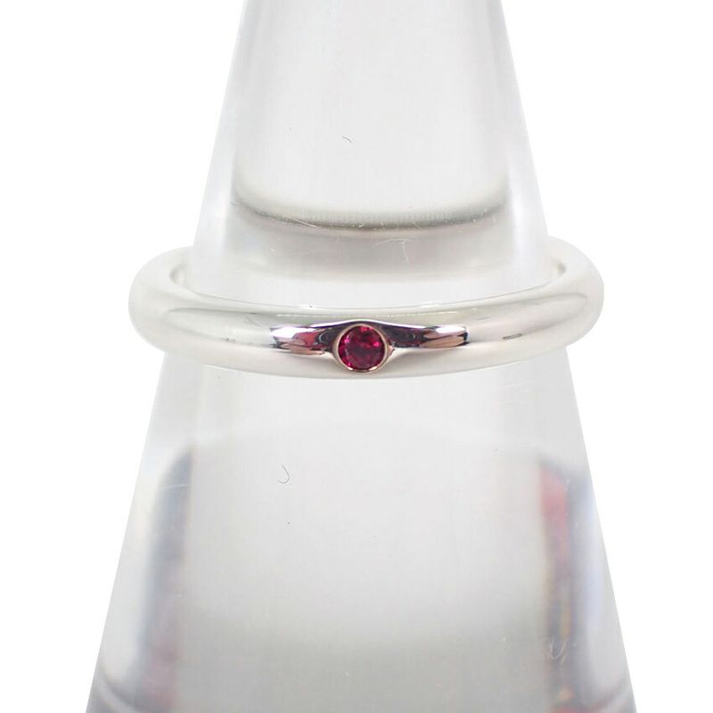 Tiffany & Co 925 Ruby Stacking Band Ring No 9 J126-7