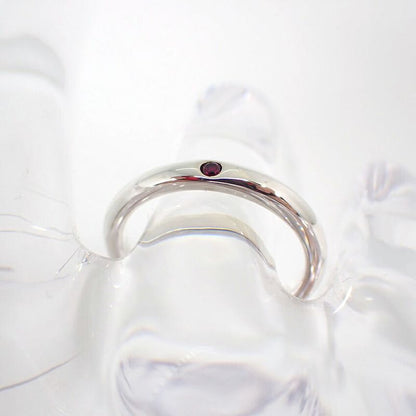 Tiffany & Co 925 Ruby Stacking Band Ring No 9 J126-7