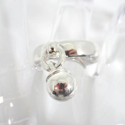 Tiffany & Co 925 Ball Dangle Silver Ring No 12 J126-6