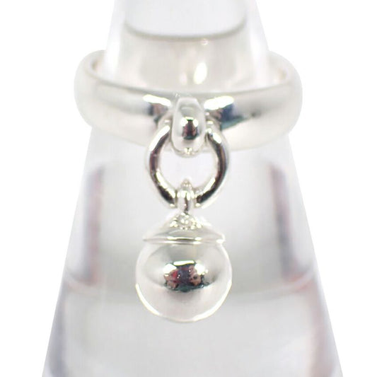 Tiffany & Co 925 Ball Dangle Silver Ring No 12 J126-6