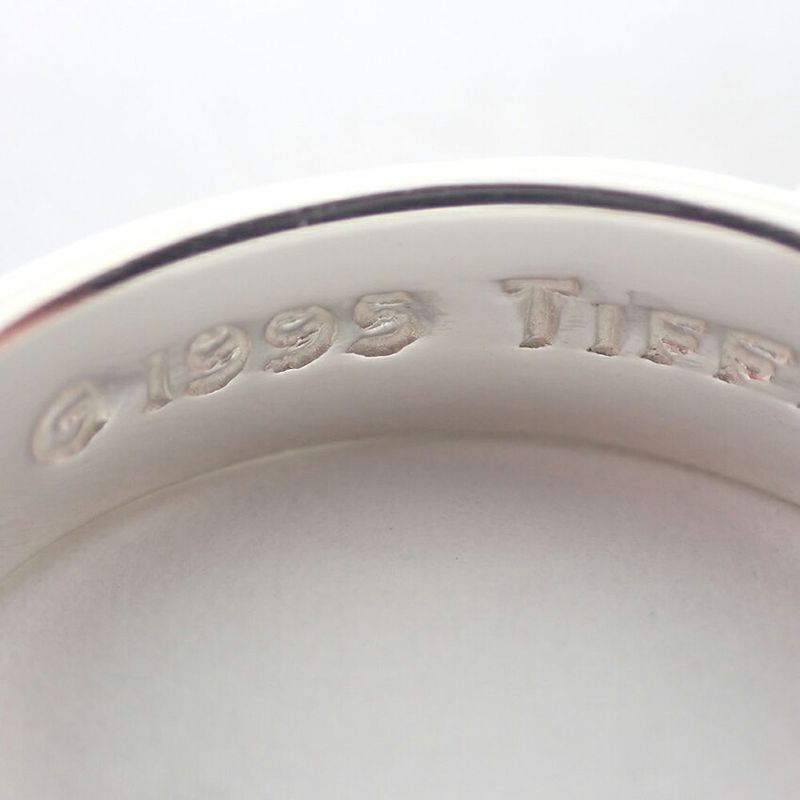 Tiffany & Co 925 Ball Dangle Silver Ring No 12 J126-6