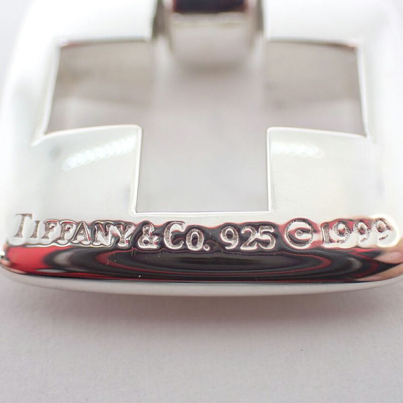 Tiffany & Co 925 Open Cross Pendant Necklace J126-1