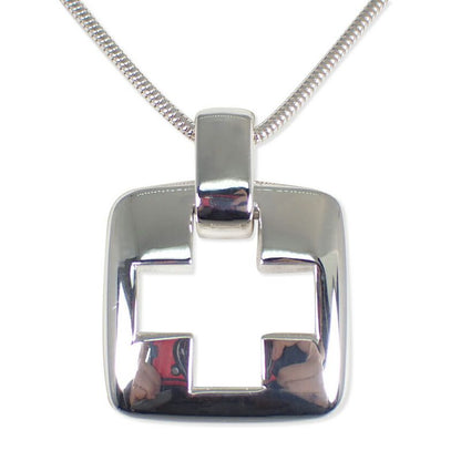 Tiffany & Co 925 Open Cross Pendant Necklace J126-1