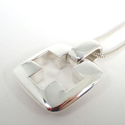 Tiffany & Co 925 Open Cross Pendant Necklace J126-1