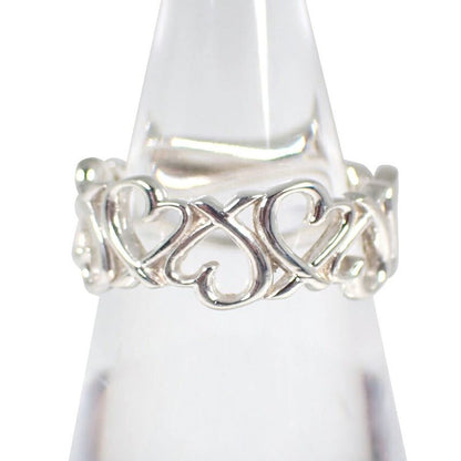 Tiffany & Co 925 Triple Loving Heart Ring No 11 J126-13