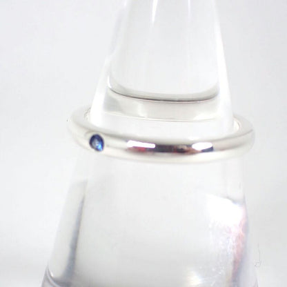 Tiffany & Co925 Sapphire Stacking Band Ring No 10 J126-12