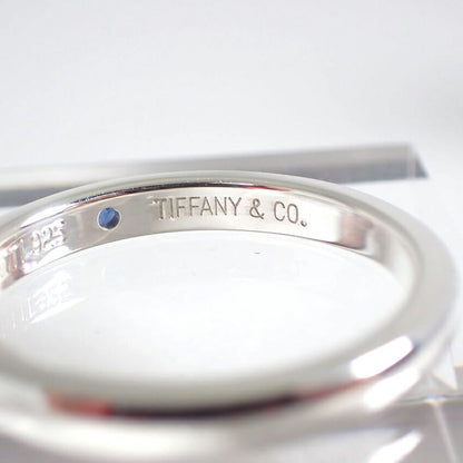 Tiffany & Co925 Sapphire Stacking Band Ring No 10 J126-12