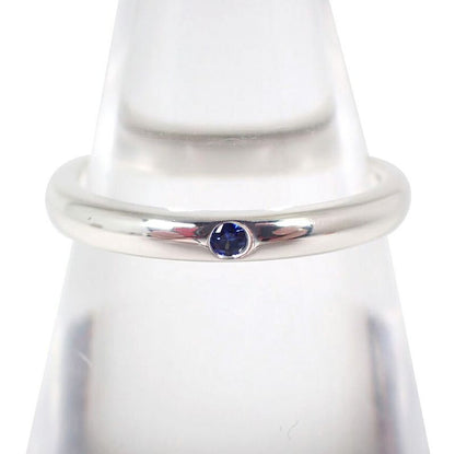 Tiffany & Co925 Sapphire Stacking Band Ring No 10 J126-12
