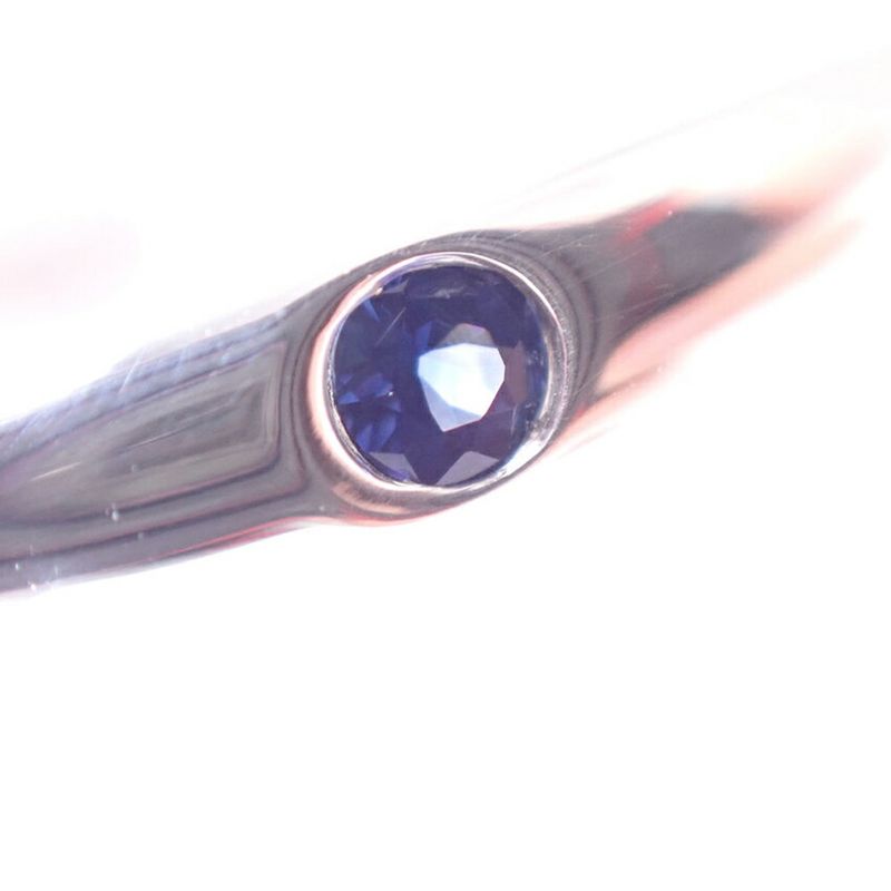 Tiffany & Co925 Sapphire Stacking Band Ring No 10 J126-12