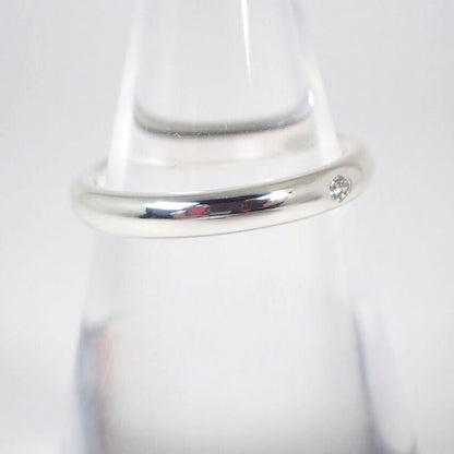 Tiffany & Co 925 Diamond Stacking Band Ring No 8 J126-11