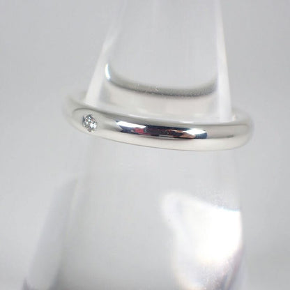 Tiffany & Co 925 Diamond Stacking Band Ring No 8 J126-11