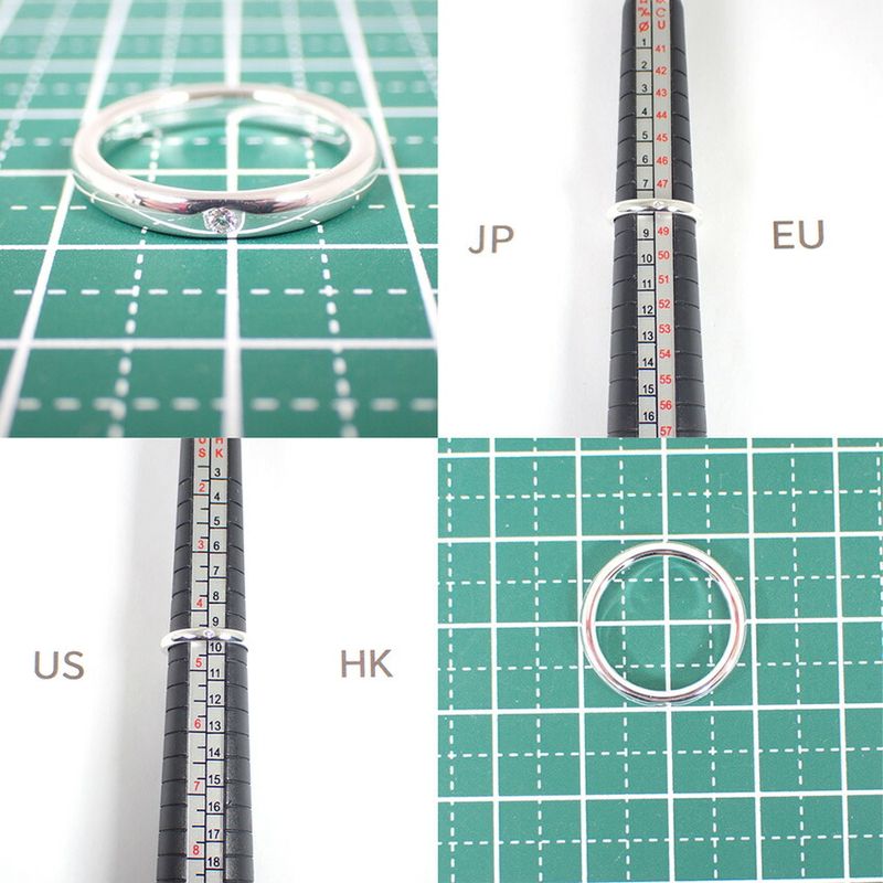 Tiffany & Co 925 Diamond Stacking Band Ring No 8 J126-11