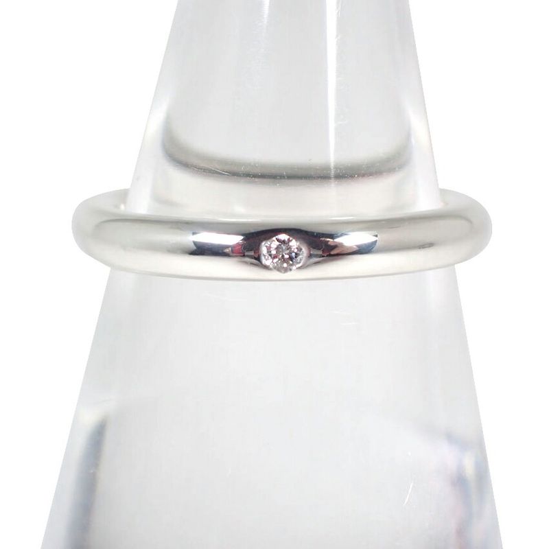 Tiffany & Co 925 Diamond Stacking Band Ring No 8 J126-11