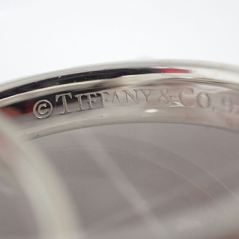 Tiffany & Co925 1837 Interlocking Circle Ring No 8 J126-15