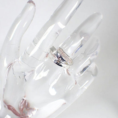 Tiffany & Co925 1837 Interlocking Circle Ring No 8 J126-15