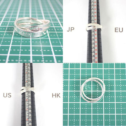Tiffany & Co925 1837 Interlocking Circle Ring No 9 J126-14