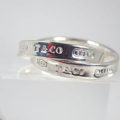 Tiffany & Co925 1837 Interlocking Circle Ring No 9 J126-14