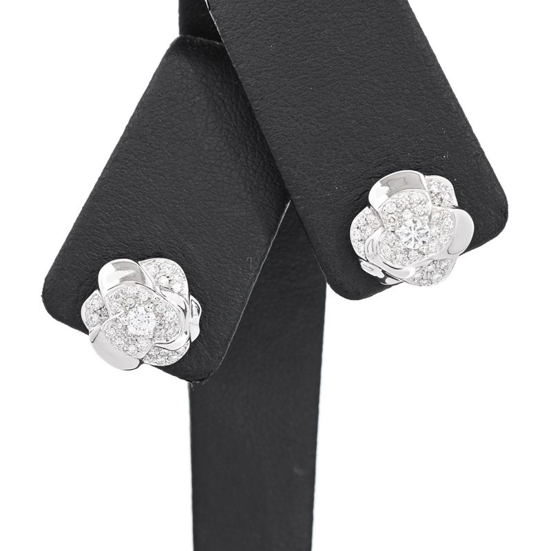 Chanel Earrings Camellia J1243
