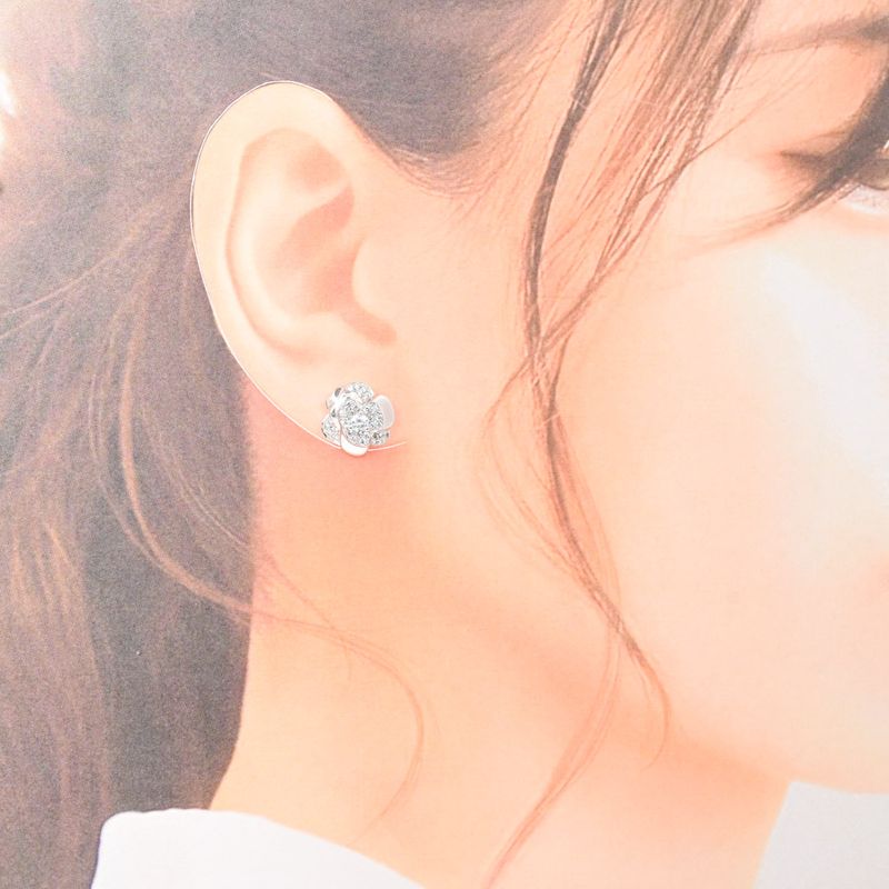 Chanel Earrings Camellia J1243
