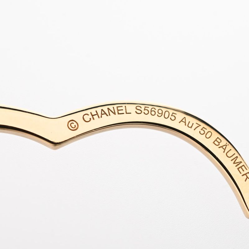 Chanel Earrings Camellia Hoop