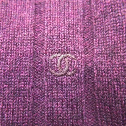 97A 97aw Vintage Chanel Coco Button Cashmere Knit Ensemble Turtleneck Sweater