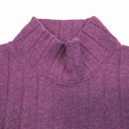 97A 97aw Vintage Chanel Coco Button Cashmere Knit Ensemble Turtleneck Sweater