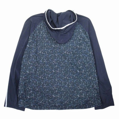 17ss Hermes Reversible Nylon Parka H Logo Soccer Fabric Hoodie Reflector Line