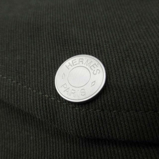 23ss Hermes Herbier Deperlant Half Zip Shirt Jacket Serie Button Pullover