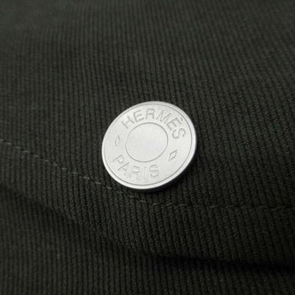 23ss Hermes Herbier Deperlant Half Zip Shirt Jacket Serie Button Pullover