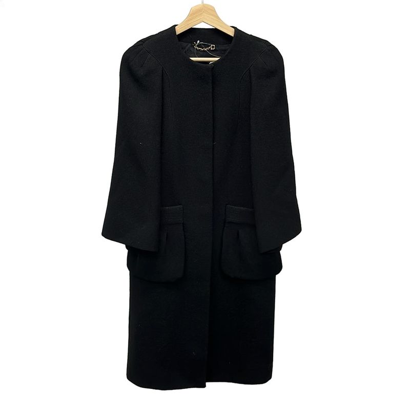 Gucci Coat Size 40 M Women's 187515 Zq062 Black Winter
