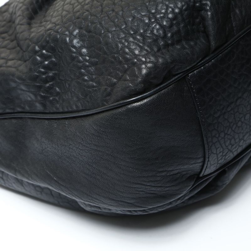 Fendi Shoulder Bag Mia Mamma Leather Bucket Chain