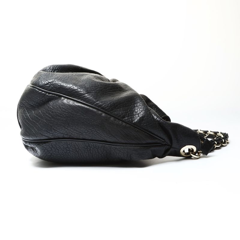 Fendi Shoulder Bag Mia Mamma Leather Bucket Chain
