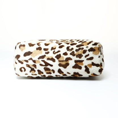 Prada Shoulder Bag Calf Hair Leopard Chain