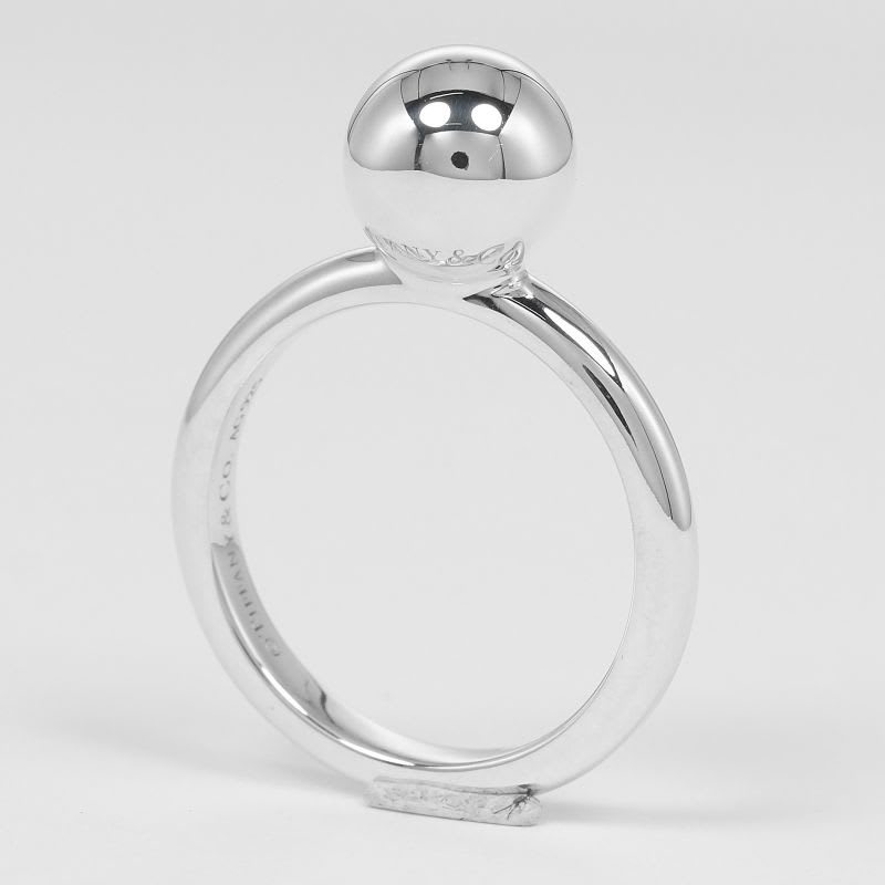 Tiffany & Co Hardware Ball Silver 925 no 7.5 Women's 2.7 g Ring