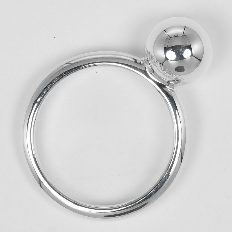 Tiffany & Co Hardware Ball Silver 925 no 7.5 Women's 2.7 g Ring