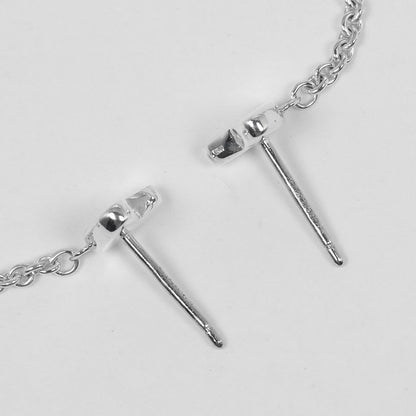 Tiffany & Co Heart Link Drop Silver 925 Women's 3.9 g Earrings