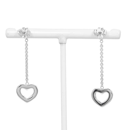 Tiffany & Co Heart Link Drop Silver 925 Women's 3.9 g Earrings