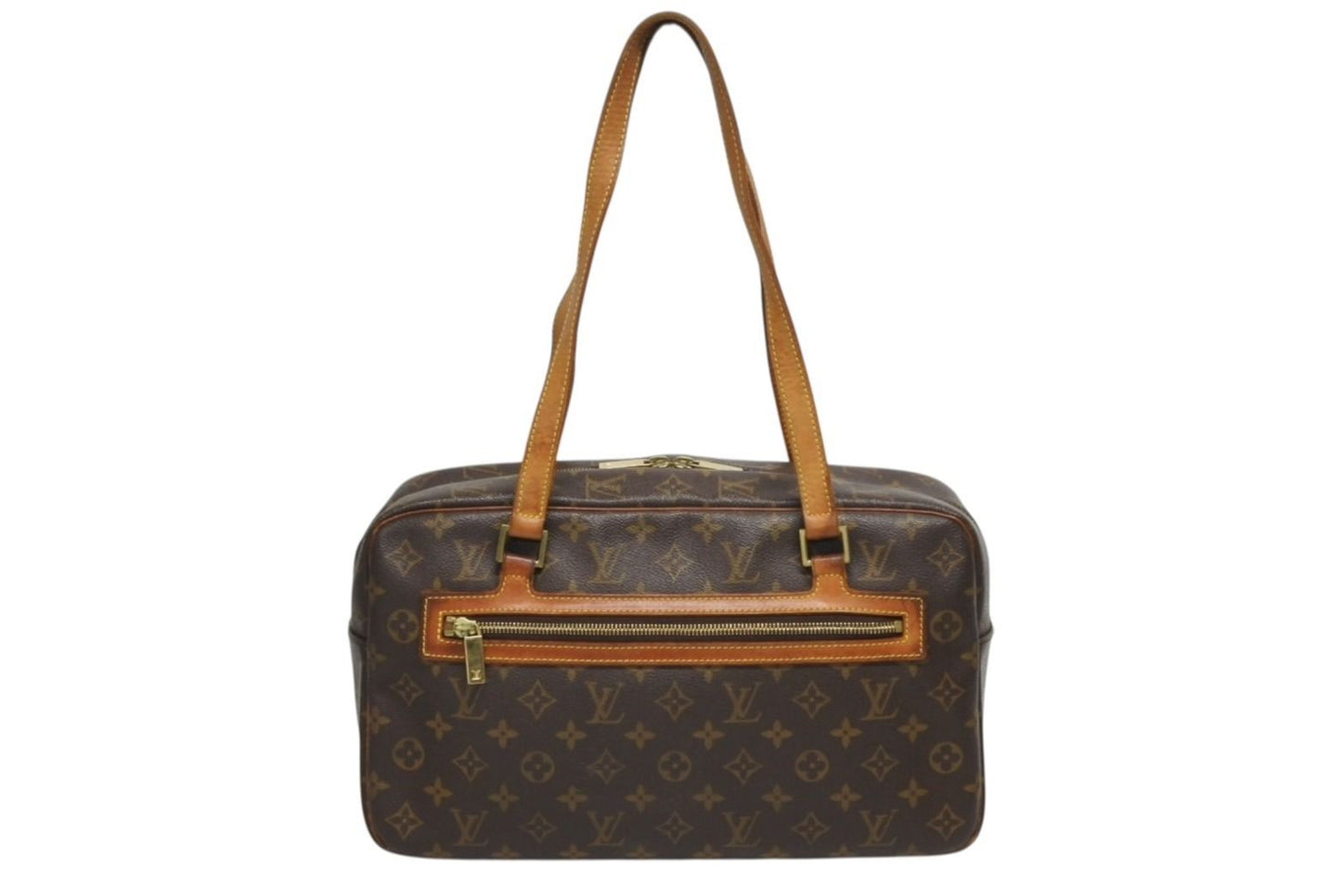 Louis Vuitton City GM Shoulder Bag Monogram Brown Gold