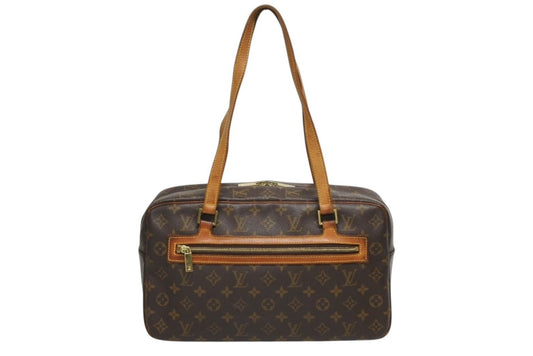 Louis Vuitton City GM Shoulder Bag Monogram Brown Gold