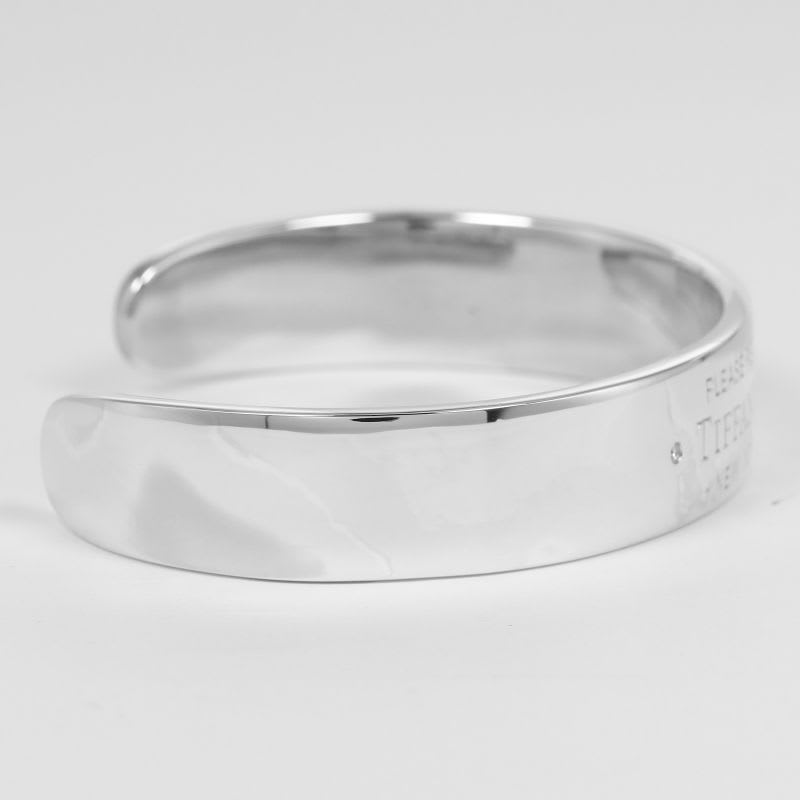 Tiffany & Co Return To Narrow Silver 925 Diamond