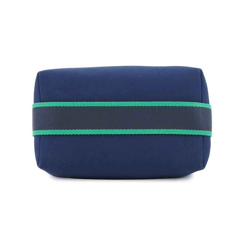 Hermes Pouch Bric-a-Brac PM Marine Silver Canvas Case