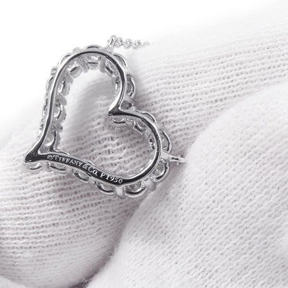 Tiffany & Co. Necklace Sentimental Heart by the Yard Pendant Diamond