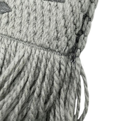 Louis Vuitton Muffler - Echarpe -logomania 413287 Wool Silk Monogram Gray -