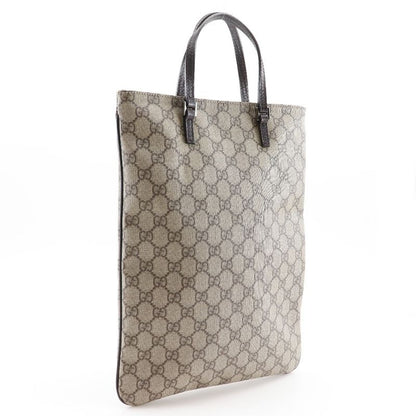 Gucci Tote Bag GG Supreme Canvas Brown Unisex Handbag
