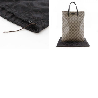 Gucci Tote Bag GG Supreme Canvas Brown Unisex Handbag