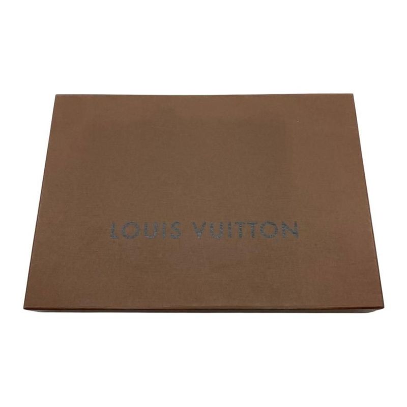 Louis Vuitton Muffler - Echarpe - Logomania 413287 Wool Silk Monogram Brown