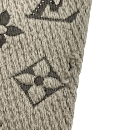 Louis Vuitton Muffler - Echarpe - Logomania 413287 Wool Silk Monogram Brown